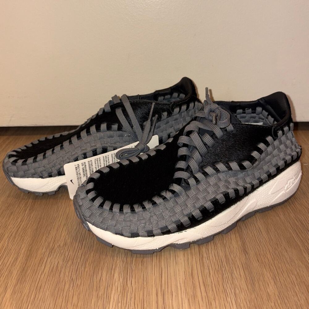 Nike Air Footscape grosgrain calf hair running shoes womens size 5.5 NWT